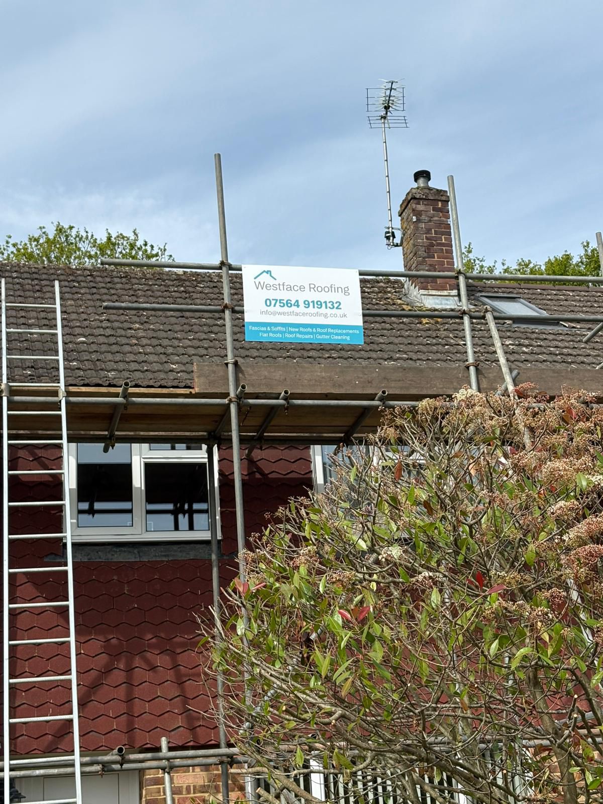 Recent Westface Roofing job